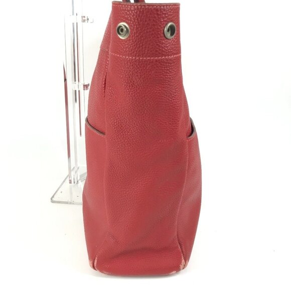 HERMES Red Leather Tote Bag - Picture 3 of 16